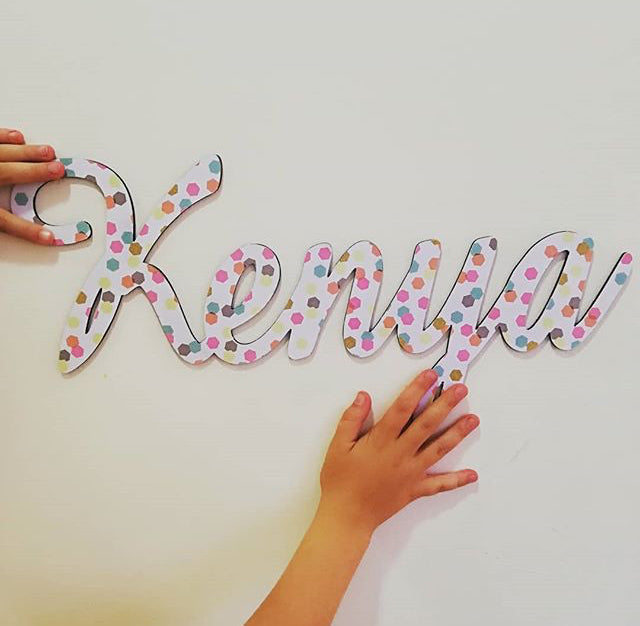 Nombre personalizado decorativo