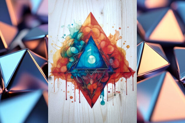 Madera con ánima: Tetrahedrons