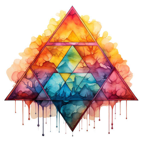 Madera con ánima: Tetrahedrons