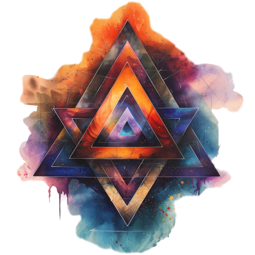 Madera con ánima: Tetrahedrons