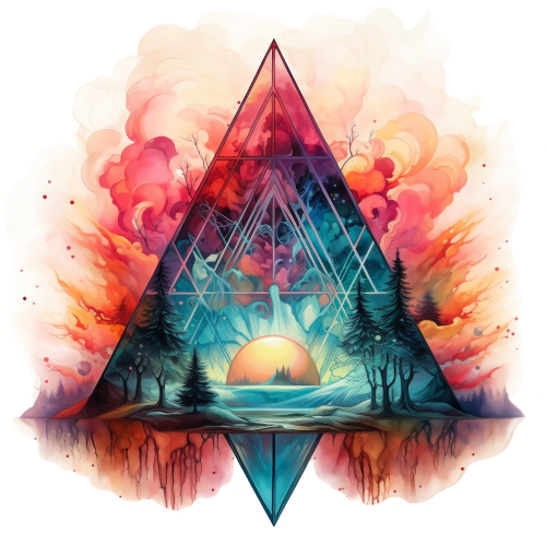 Madera con ánima: Tetrahedrons