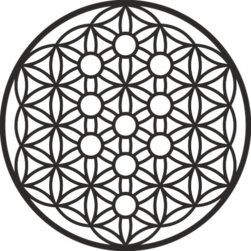 Madera con ánima: Mandalas de pared (Grandes)