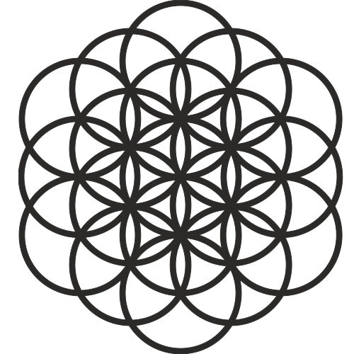 Madera con ánima: Mandalas de pared (Grandes)