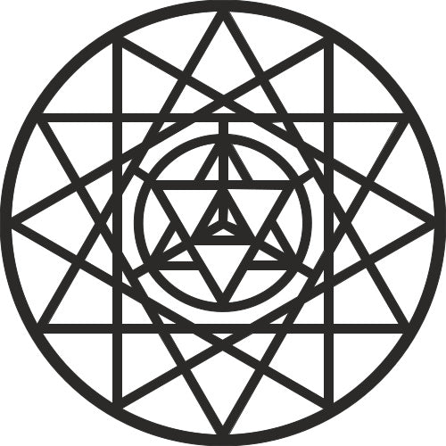 Madera con ánima: Mandalas de pared (Grandes)