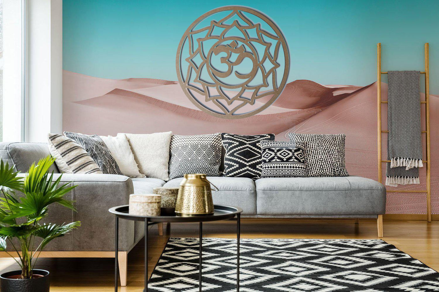 Madera con ánima: Mandalas de pared (Grandes)