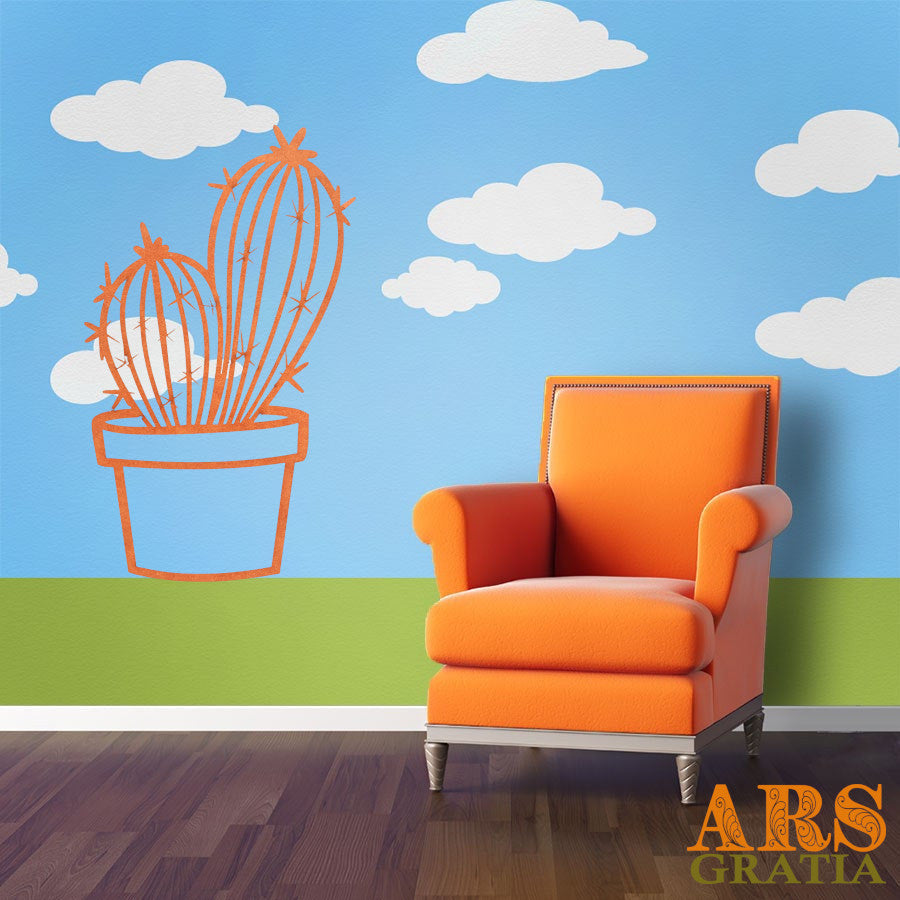 cactus negro, blanco, verde, azul, gris, marrón