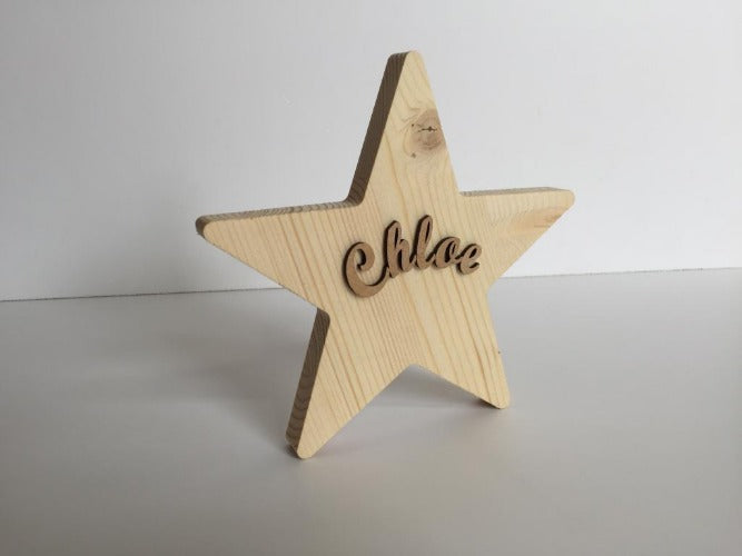 Estrellas de madera