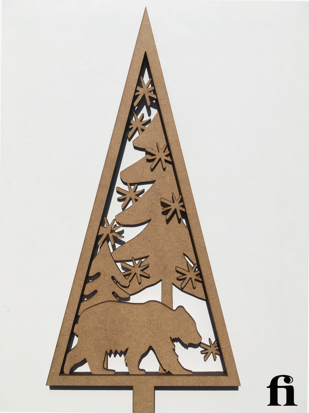 Árbol de navidad (grande) para pintar