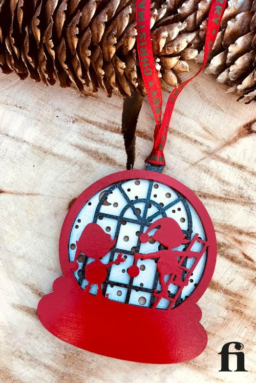 Boules de neige de noël