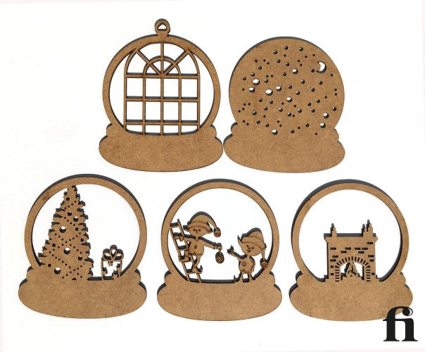 Boules de neige de noël