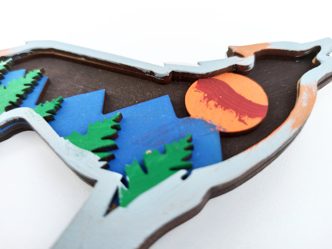 Cuadro de pared - lobo