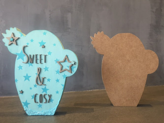 Formas de madera de decoración infantil