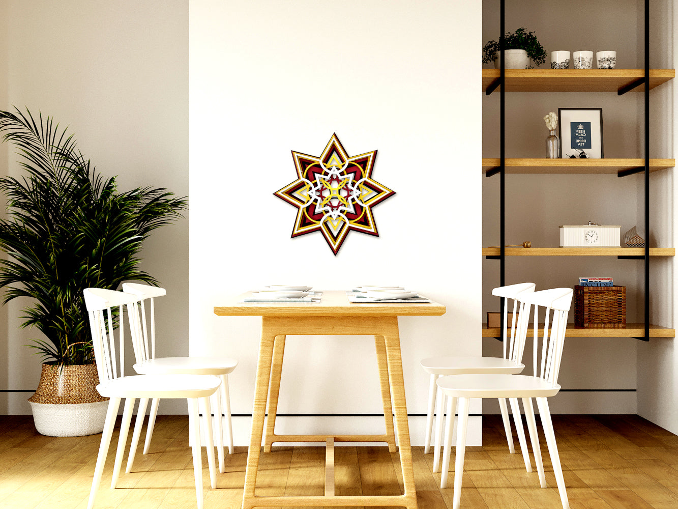 Cuadro de pared - Mandala Estrella