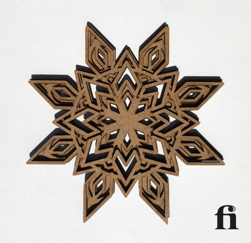 Copos de nieve mandalas