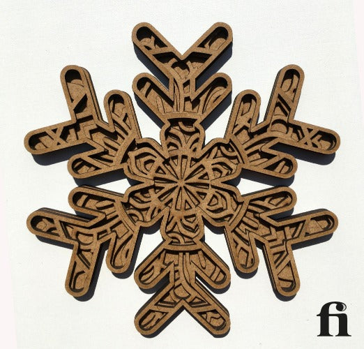 Copos de nieve mandalas