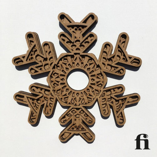 Copos de nieve mandalas