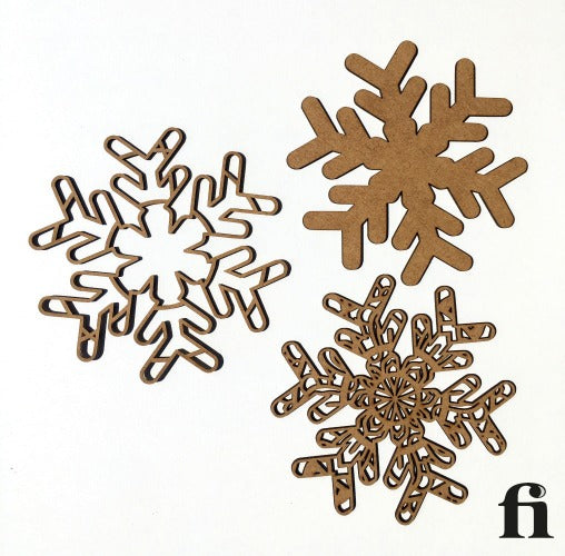 Copos de nieve mandalas