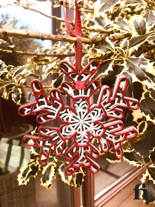 Copos de nieve mandalas