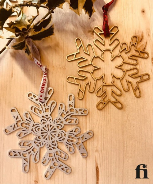 Copos de nieve mandalas