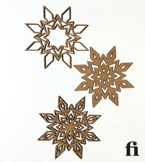 Copos de nieve mandalas