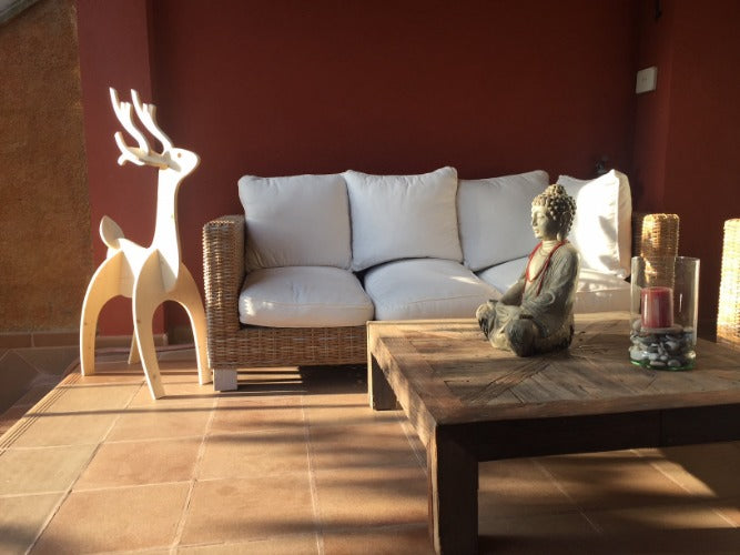Renos de madera natural