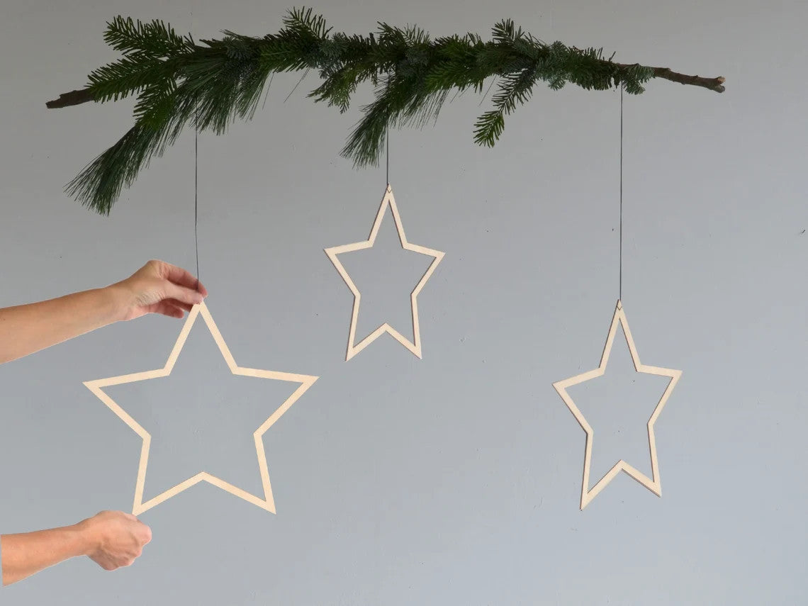 Estrellas grandes para colgar