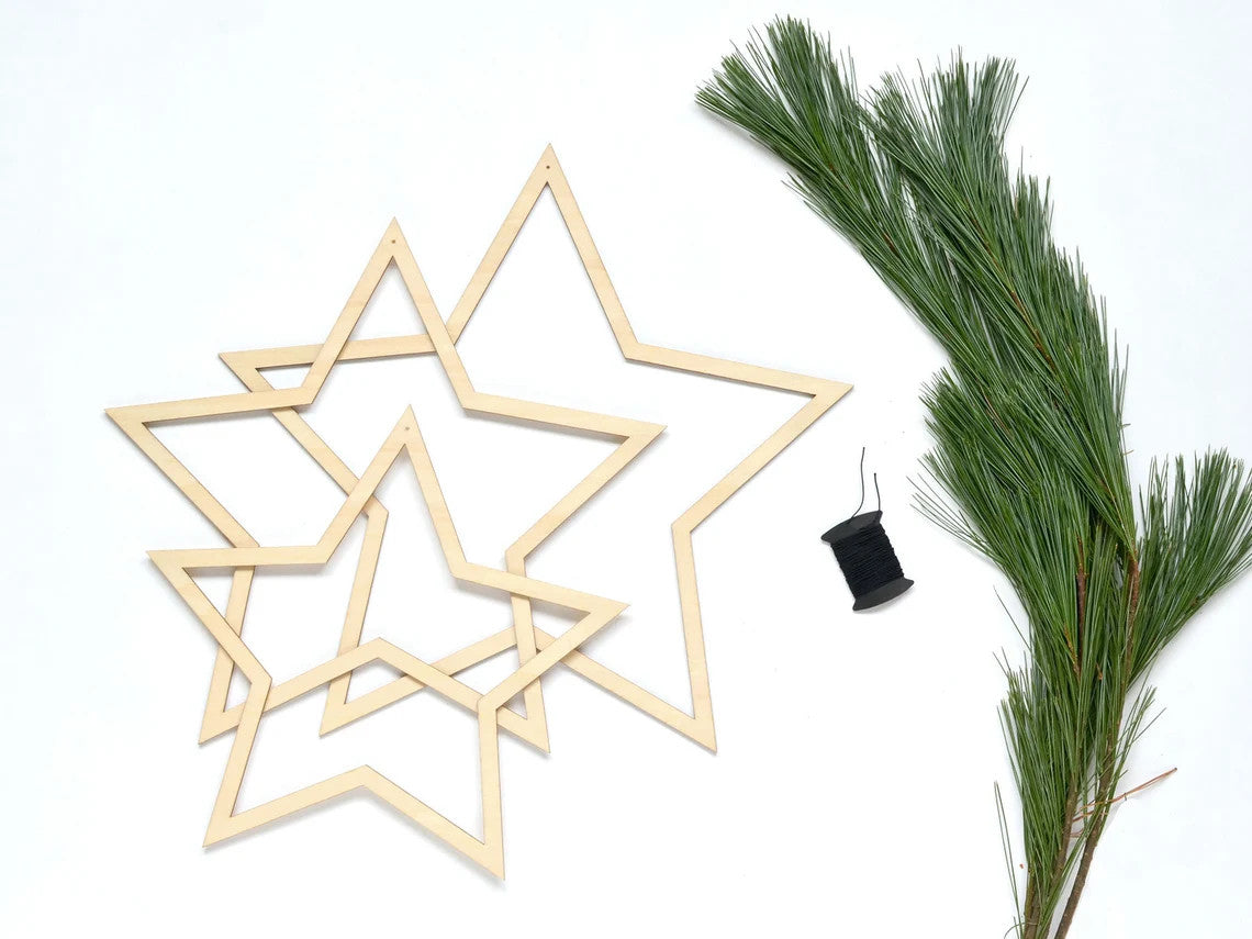 Estrellas grandes para colgar