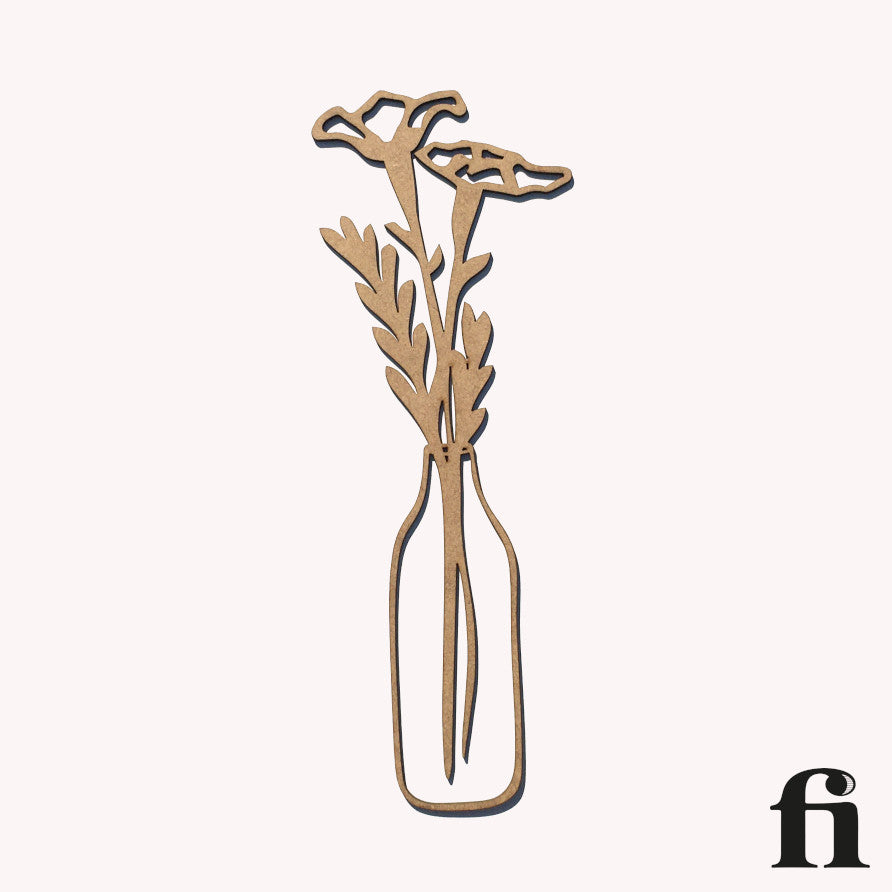 Flores y floreros decorativos de pared