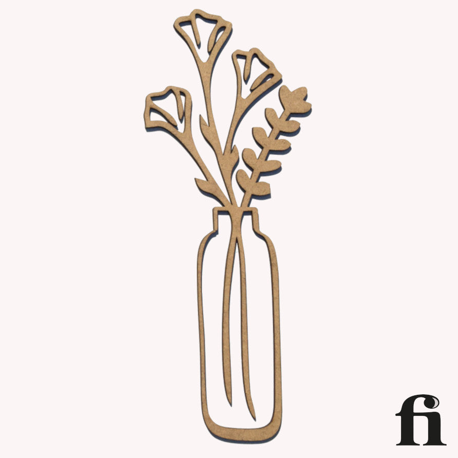 Flores y floreros decorativos de pared