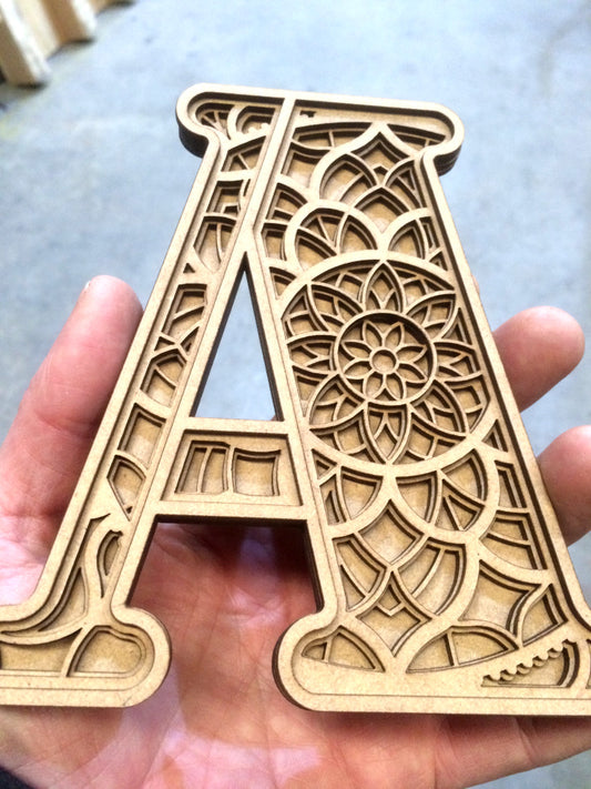 Lettres mandalas