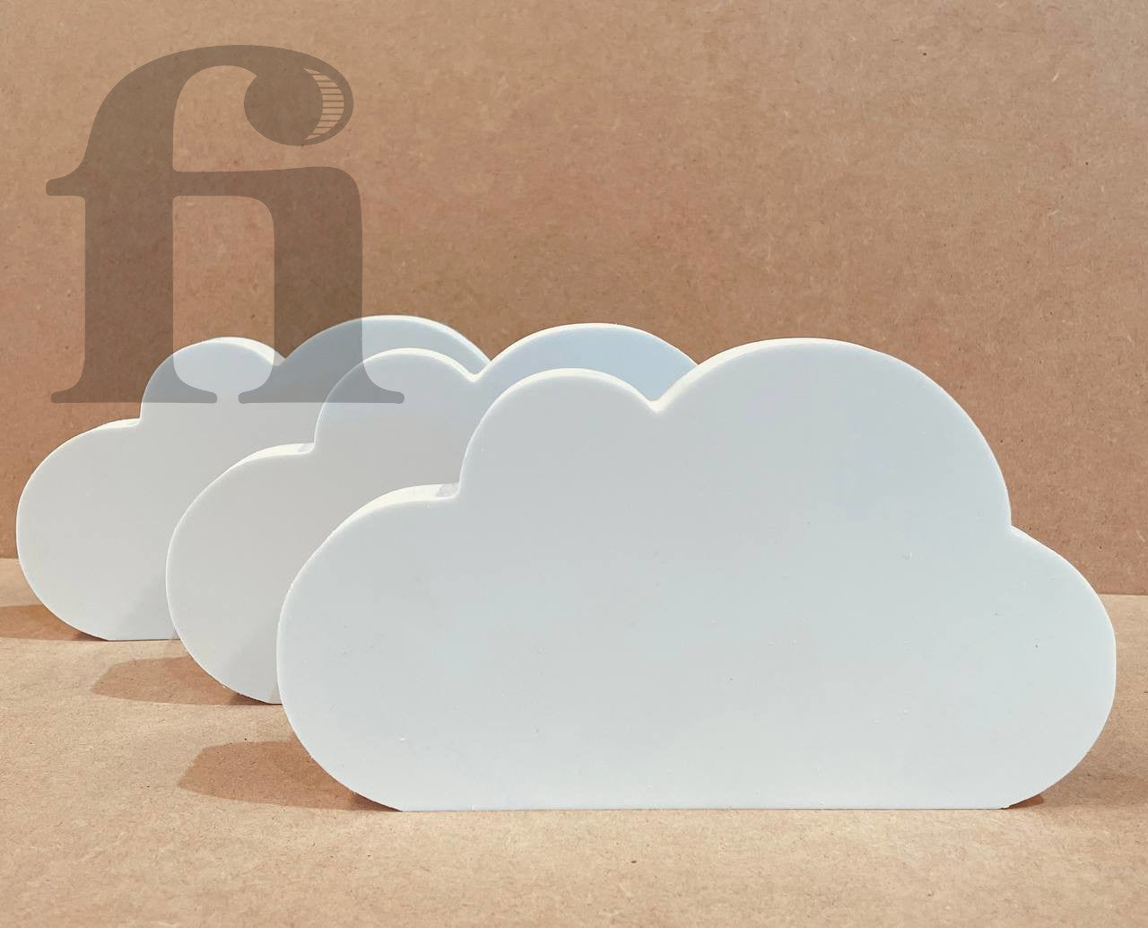 Nubes blancas para decorar - pequeñas