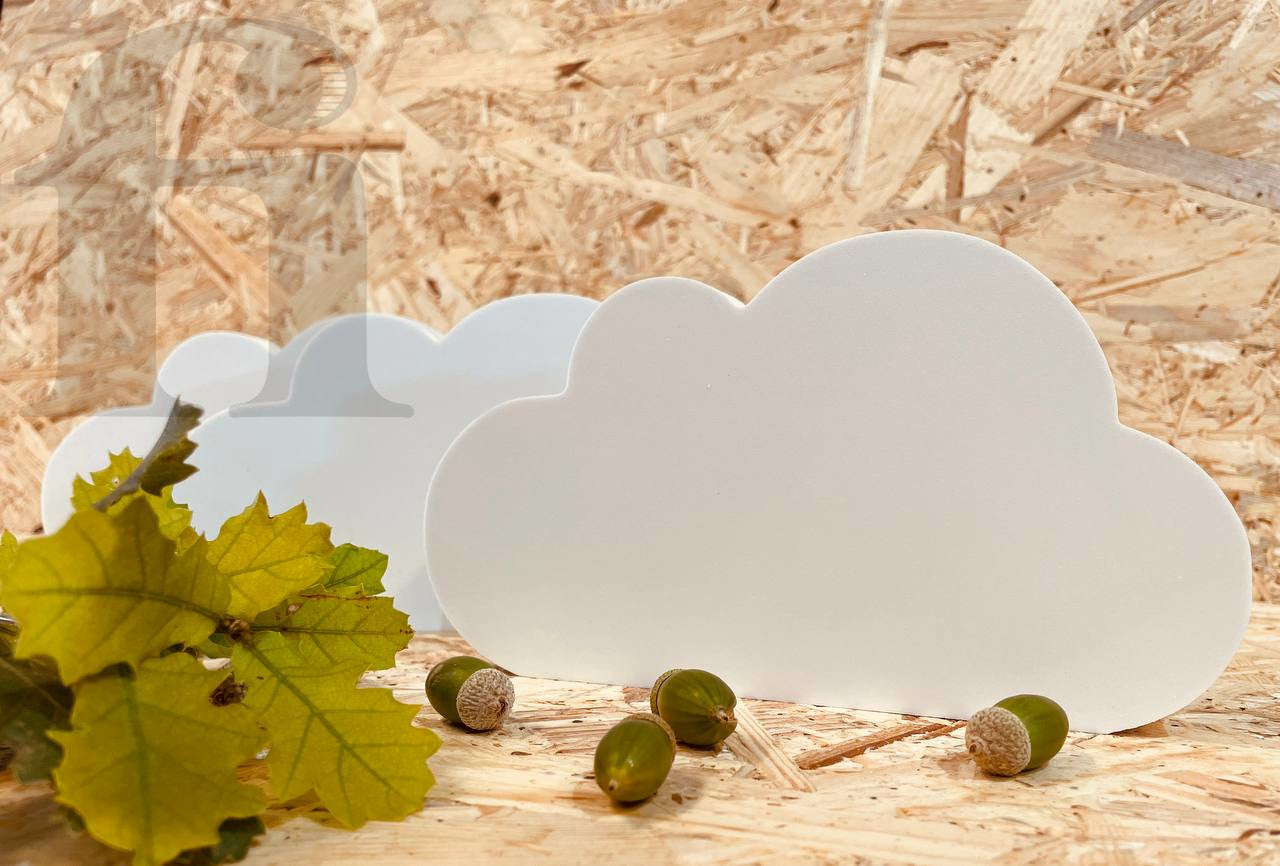 Nubes blancas para decorar - pequeñas