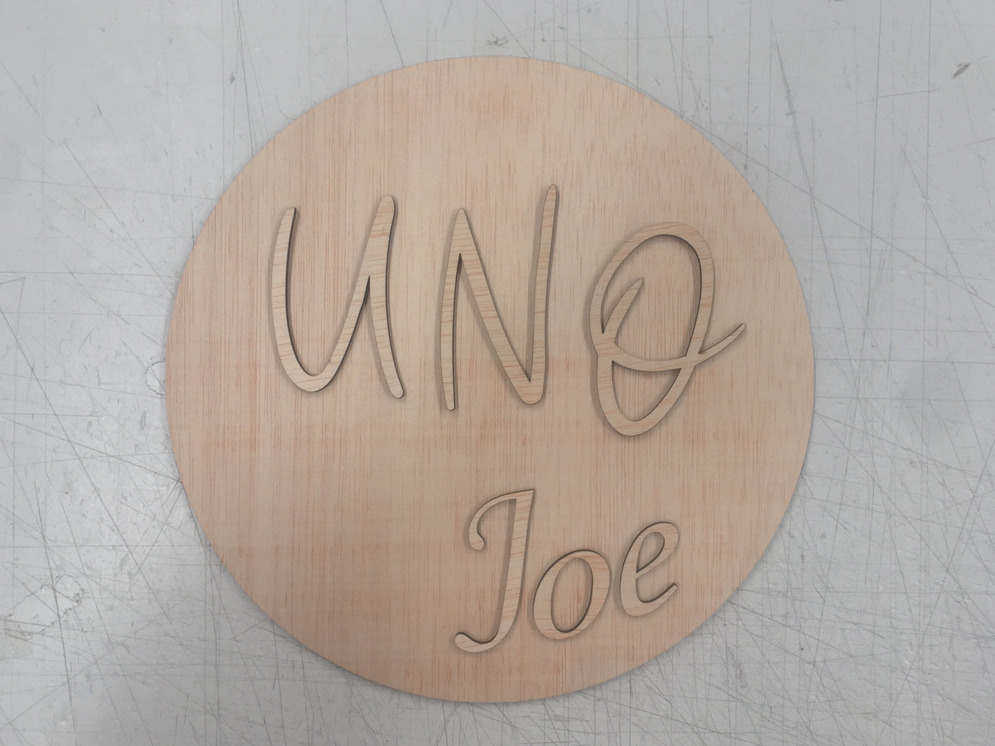 Nombre de madera personalizado