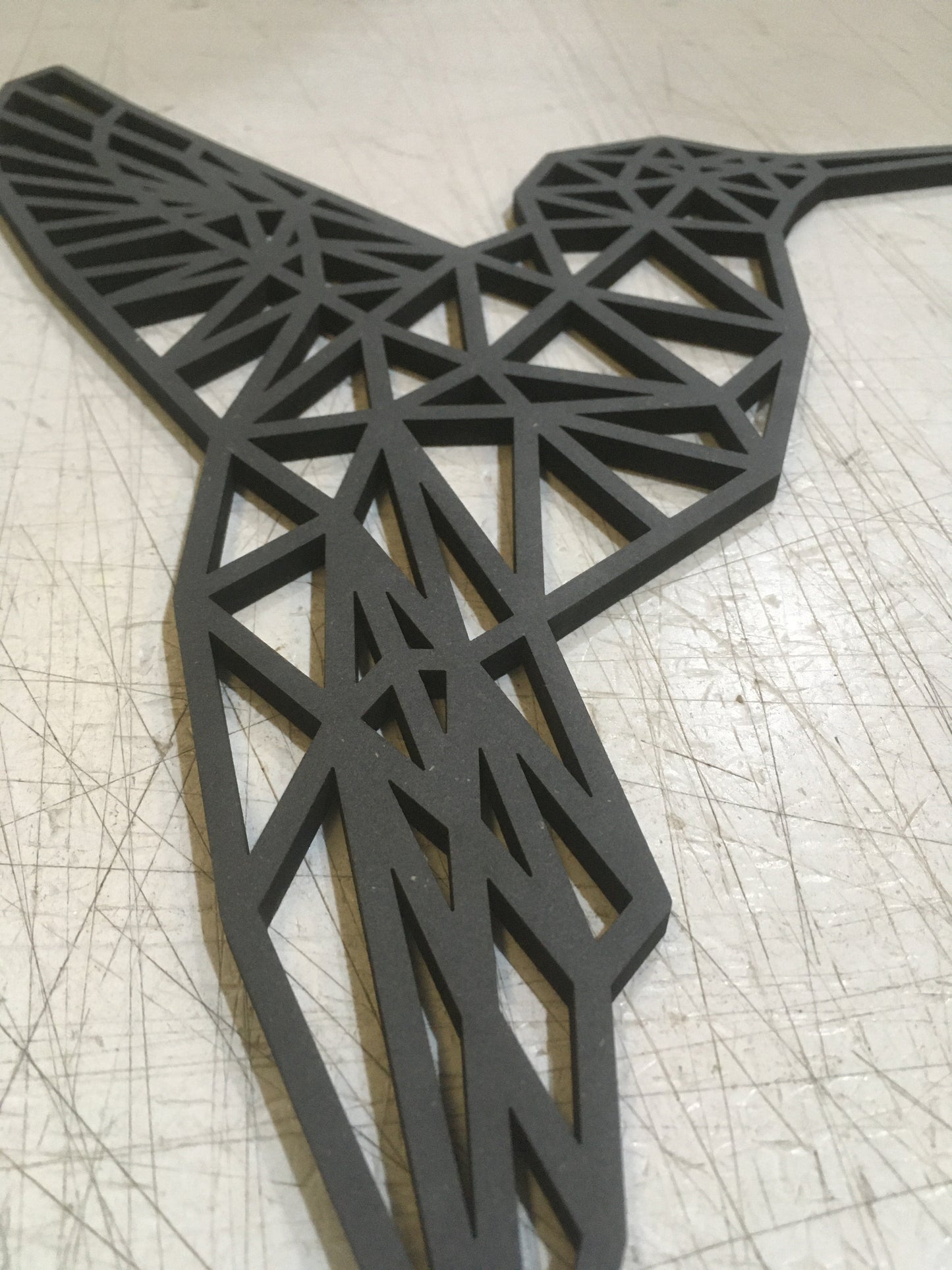 Ave Colibri personalizado de madera para decoración de pared