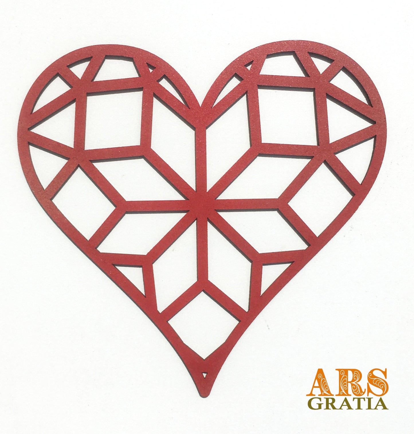 Adorno corazón decoración de pared en madera personalizable
