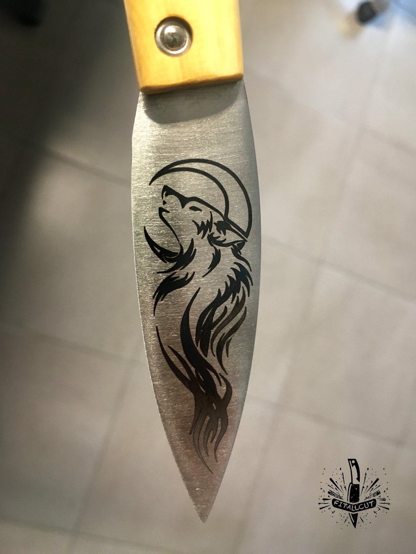 Navajas grabadas con logo dibujo frase nombre para regalo