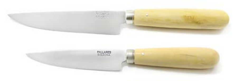 Cuchillos de mesa cocina de 10 y 12 cms de largo de hoja