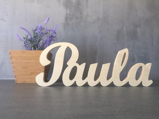 Nombre de madera natural