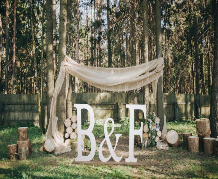 Letras corporeas y decorativas blancas de tamaño 10 a 100 cms