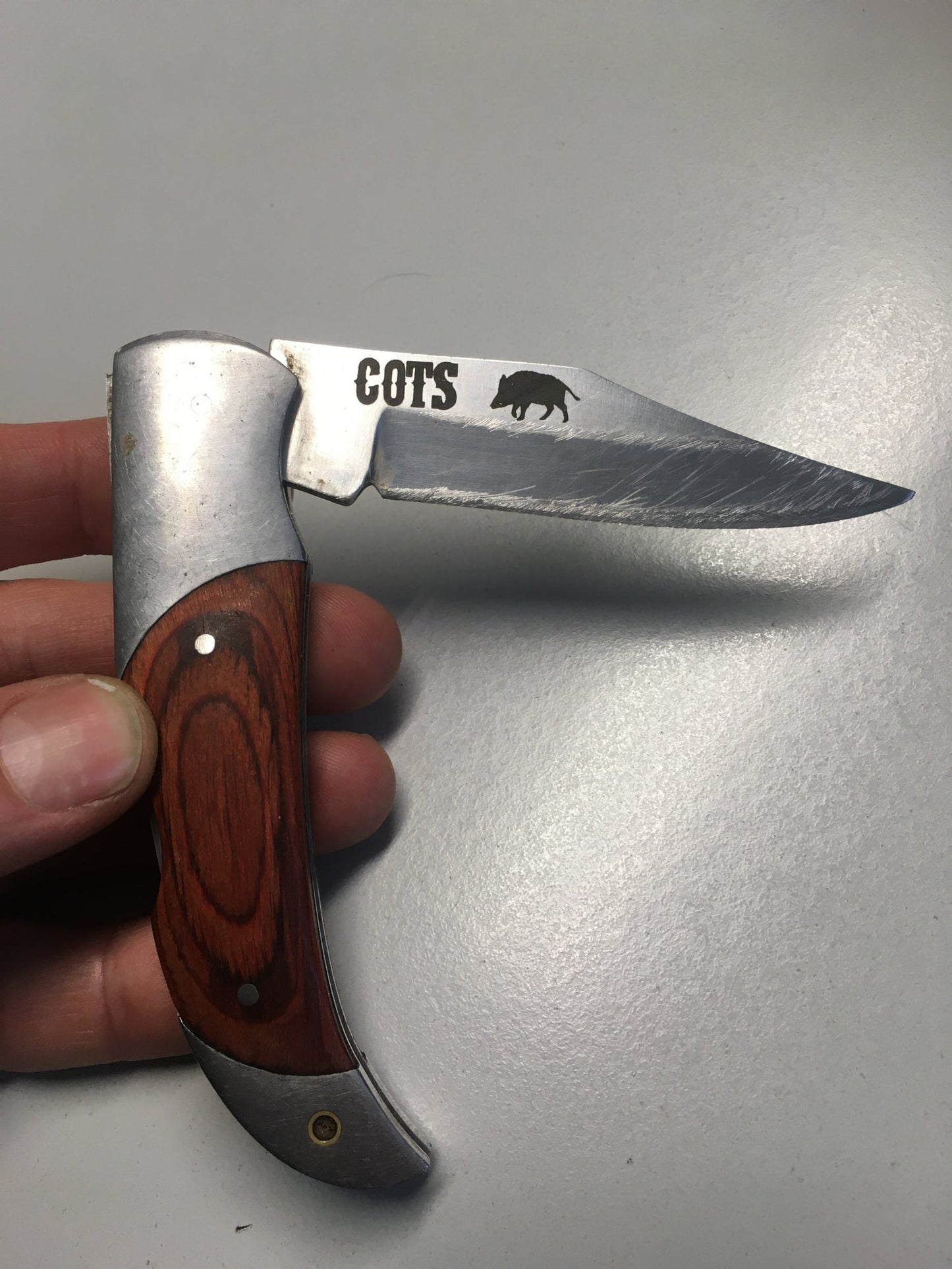 Regalo dia del padre navaja grabada con nombre