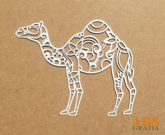 Dromedario Camello - Animal geométrico decoración de pared Wall Art
