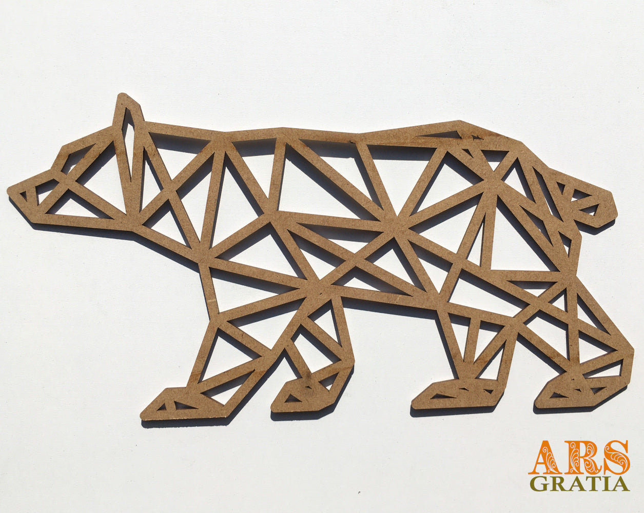 Oso - Animal geométrico decoración de pared Wall Art