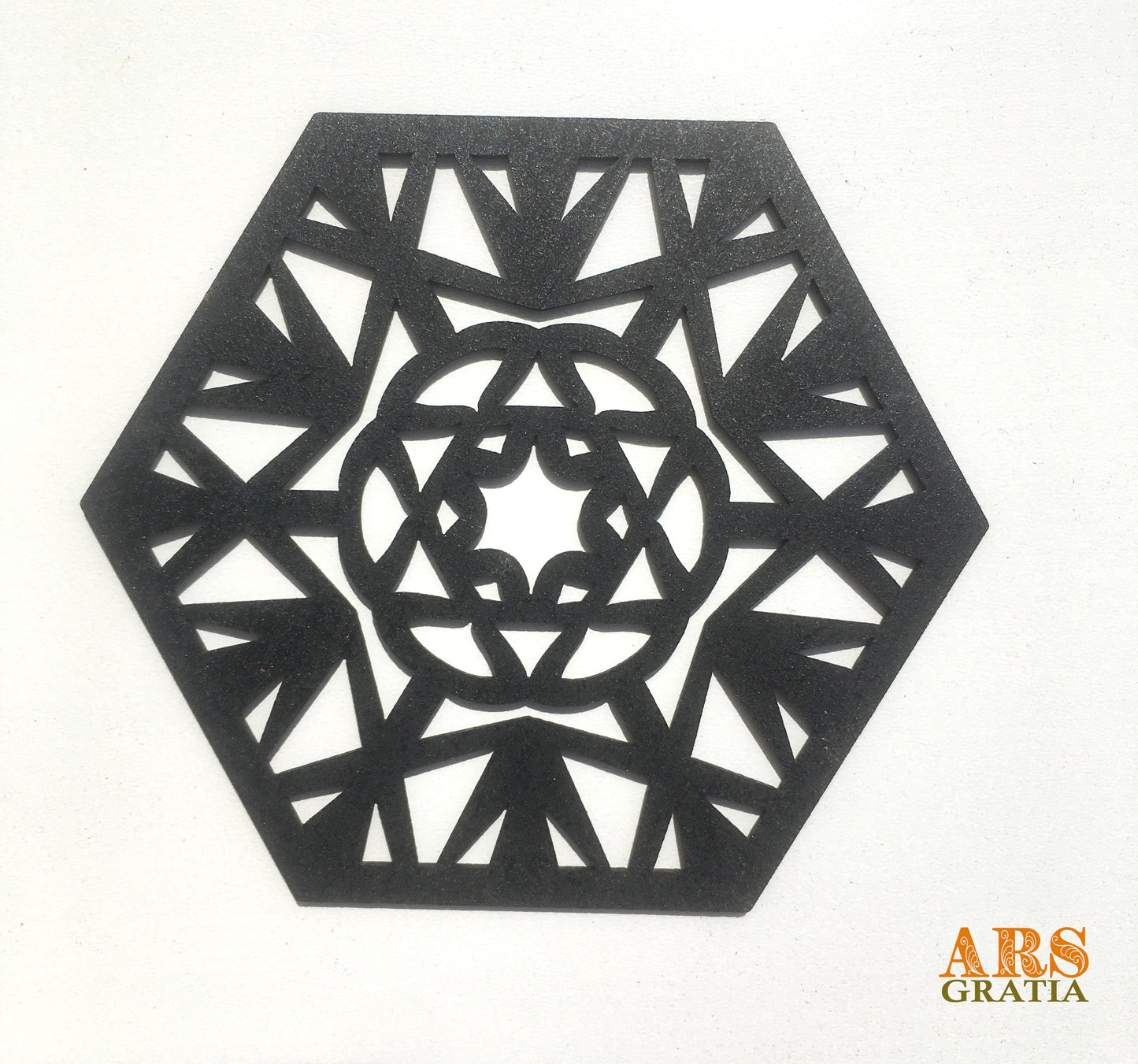 Copos de nieve de madera para decoración de pared