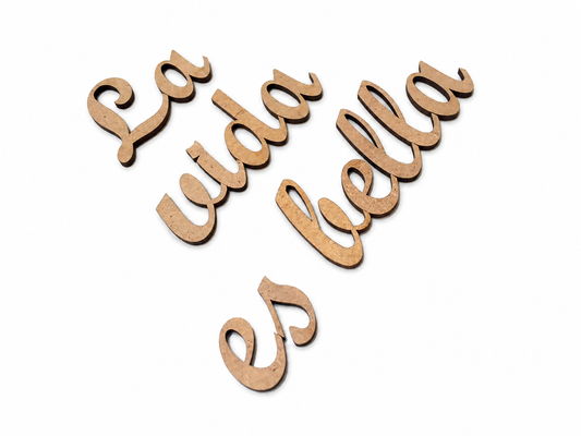 Letras Ligadas de 2 cm