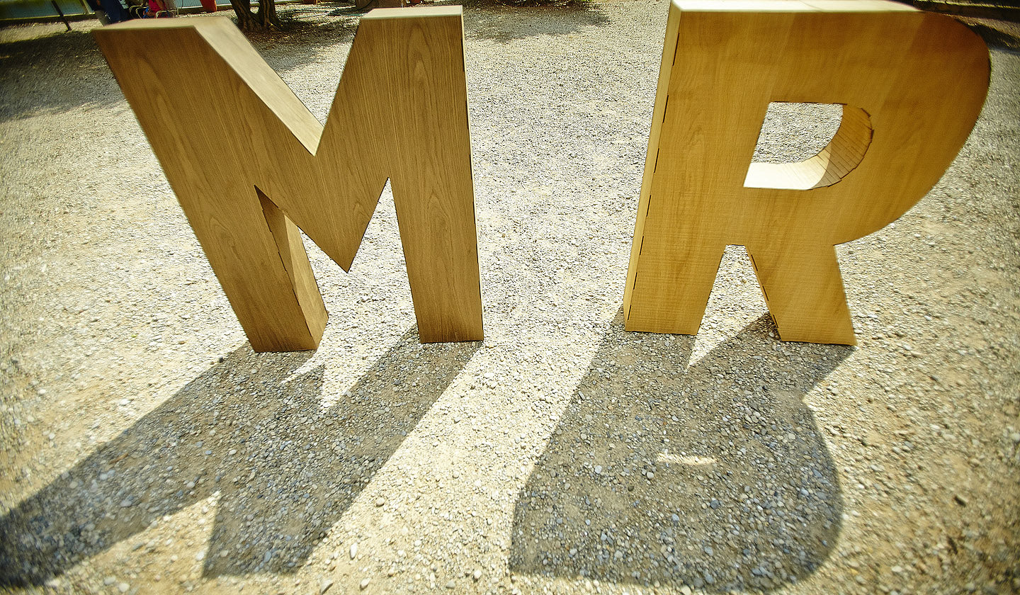 Letras grandes para eventos