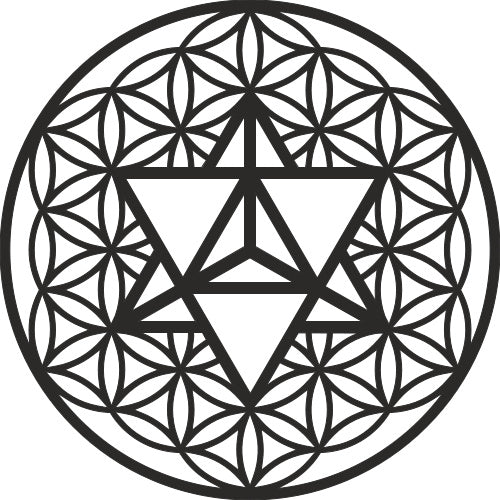Madera con ánima: Mandalas de pared (Grandes)