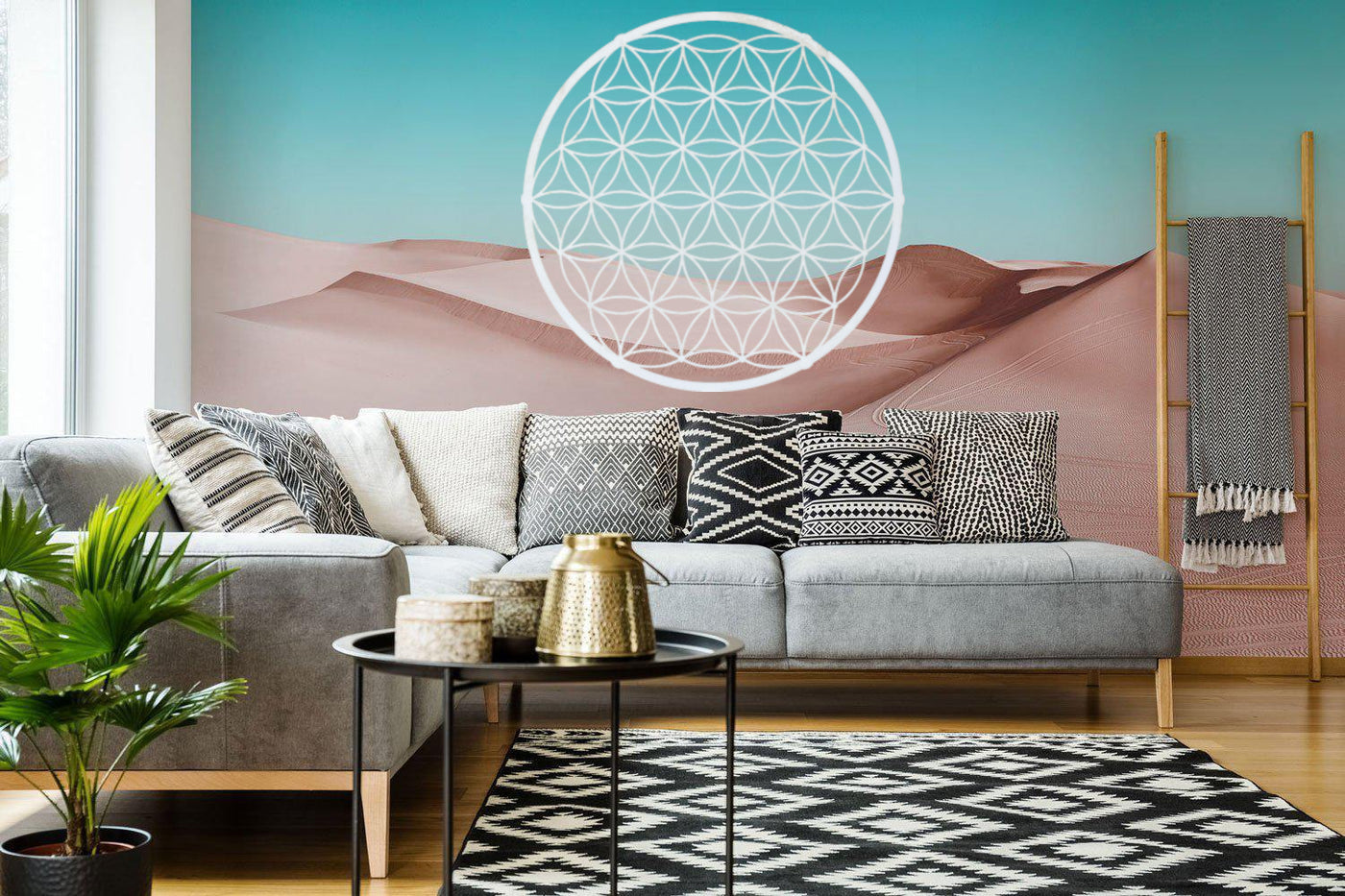 Madera con ánima: Mandalas de pared (Grandes)