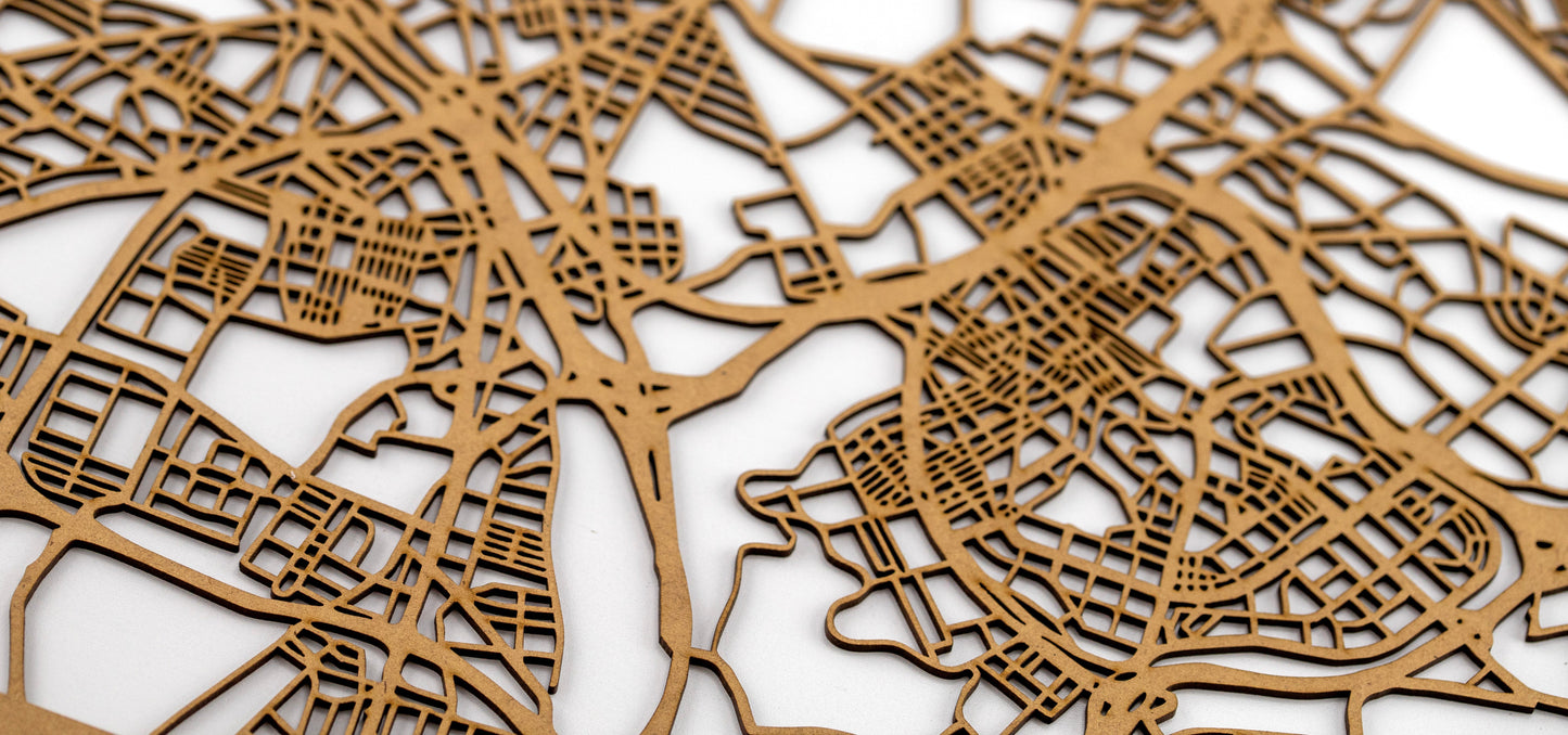 Mapa 3D callejero de Barcelona