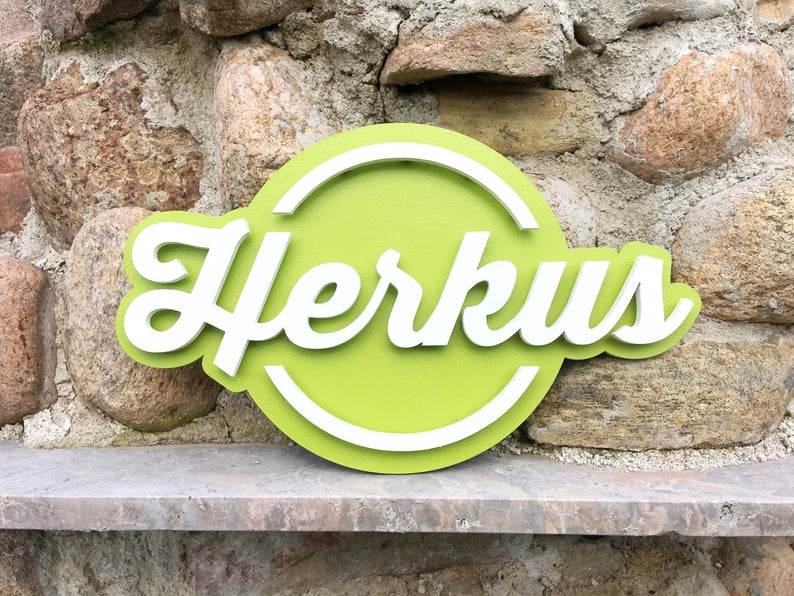 Nombre decorativo "Pop" a decorar para habitación infantil