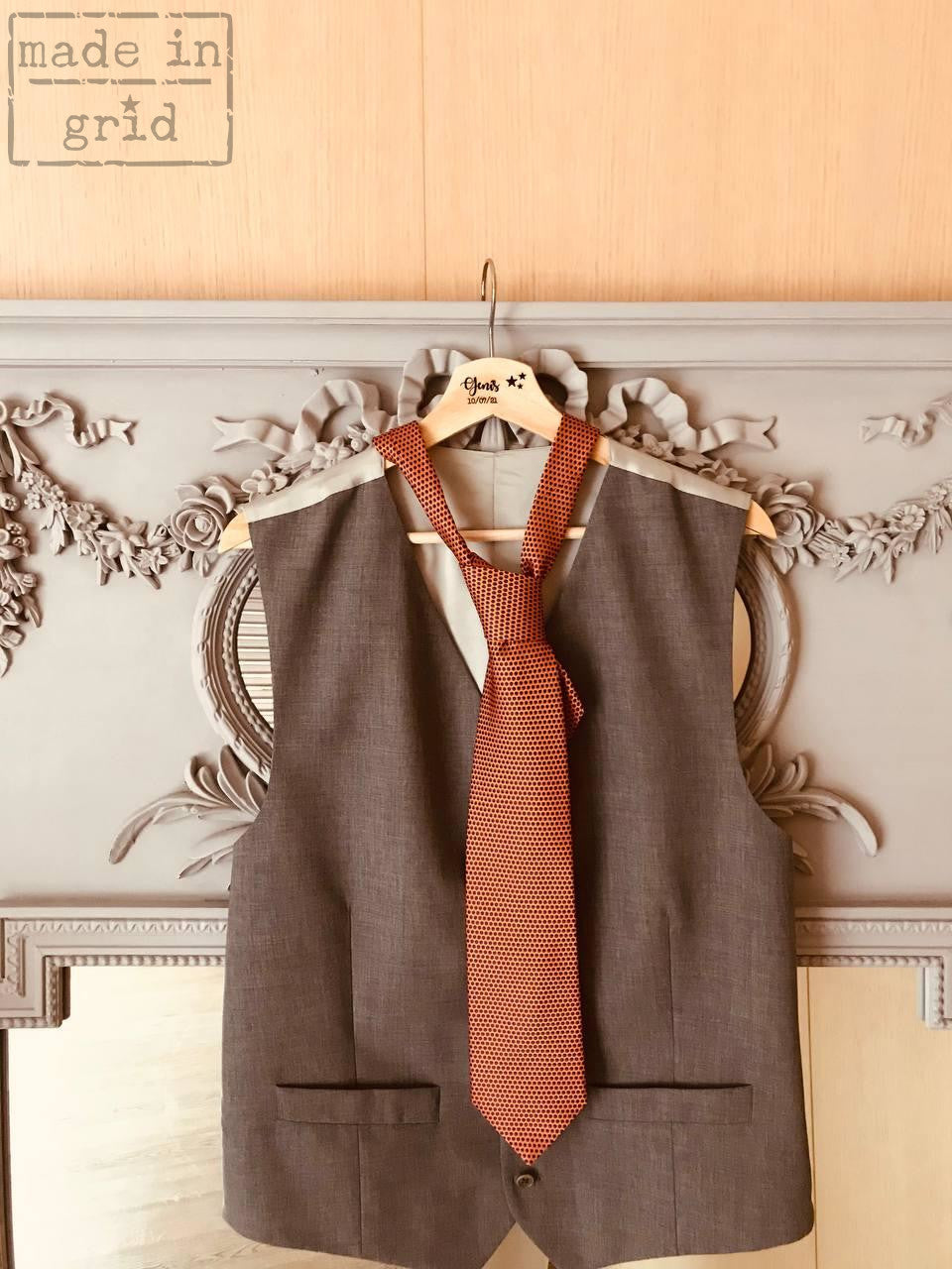 Percha de madera personalizada regalo boda